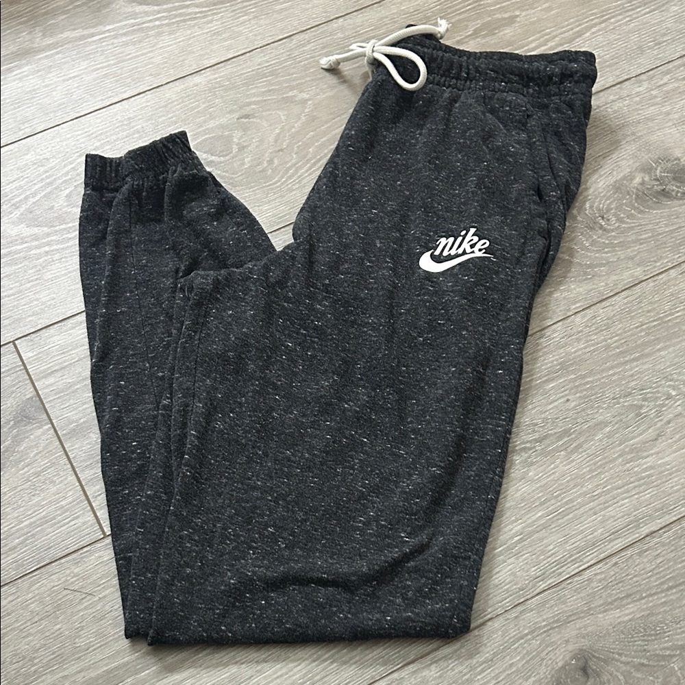 Nike Women’s Charcoal Joggers with White Logo
